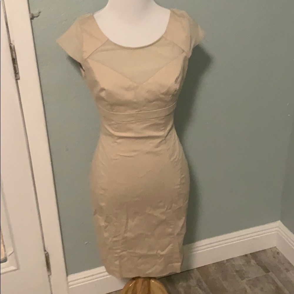 Khaki Bebe dress